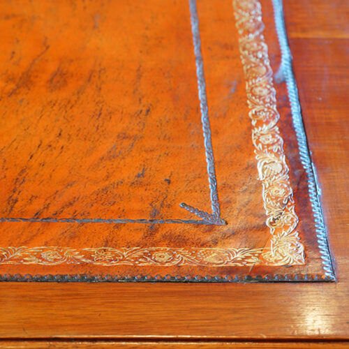 Victorian desk leather