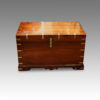 Victorian brass bound campaign chest