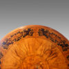 Victorian circular marquetry walnut table detail