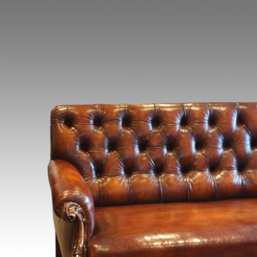 Victorian button back settee