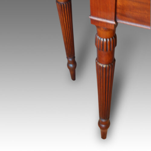 Antique dining table leg