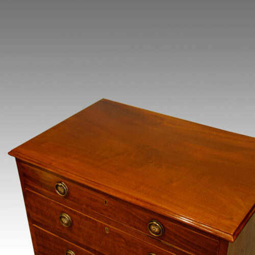 Edwardian bedside chest top
