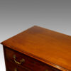 Edwardian small mahogany chest top