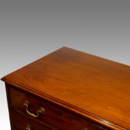 Edwardian small mahogany chest top