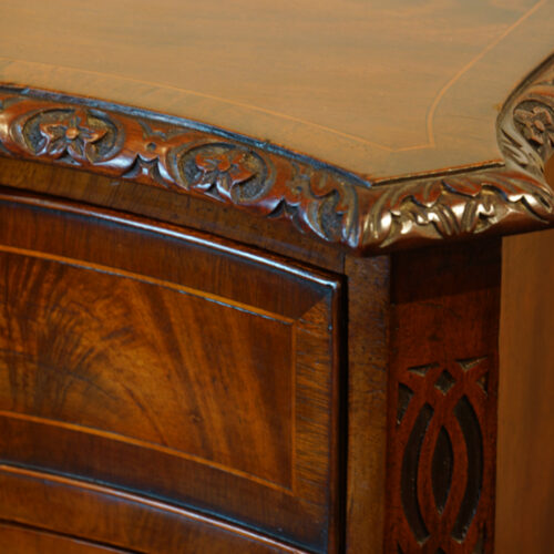 Georgian carved edge to sideboard