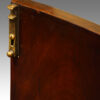 Georgian style serpentine mahogany sidecabinet latch