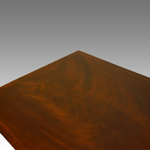 Georgian style serpentine mahogany sidecabinet top