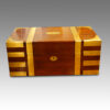 Large Victorian mahogany campaign writing slope