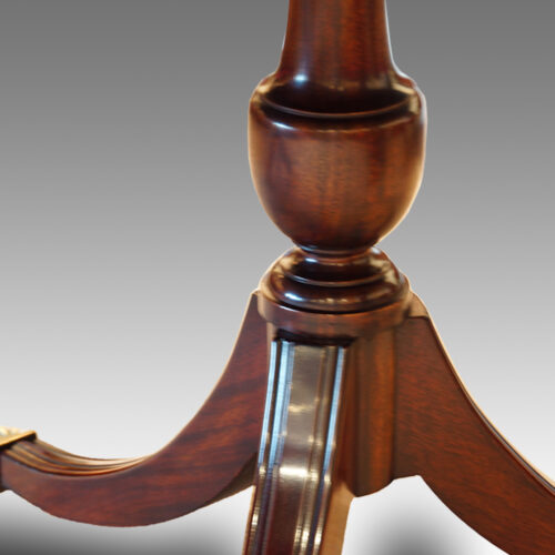 Regency pedestal table