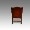 Pair mahogany library chairs