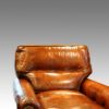 Pair of Edwardian club easy chairs