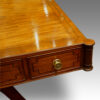 Antique mahogany library table