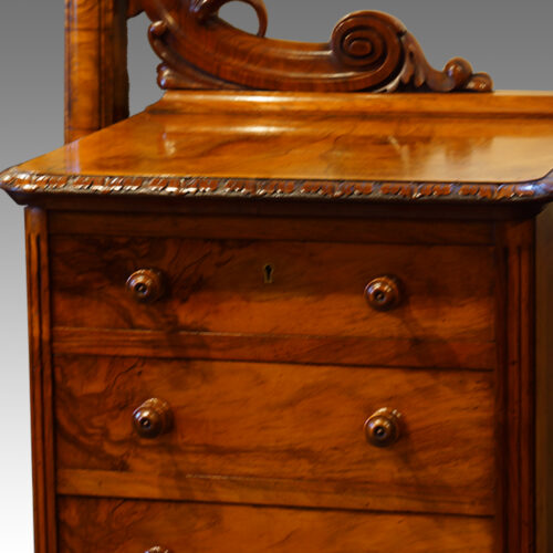 Victorian walnut dressing table