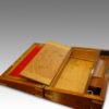Victorian mahogany writing slope interior
