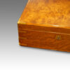 Victorian oak document box detail