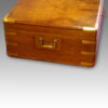 Victorian oak document box end