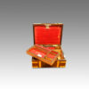 Victorian rosewood fitted box interior tray