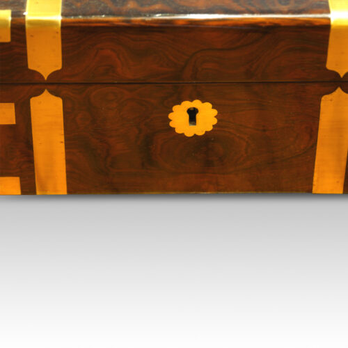 Victorian rosewood fitted box front