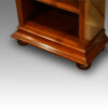 Edwardian walnut tall open bookcase base
