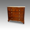 Antique mahogany North Country inlaid chest of drawers