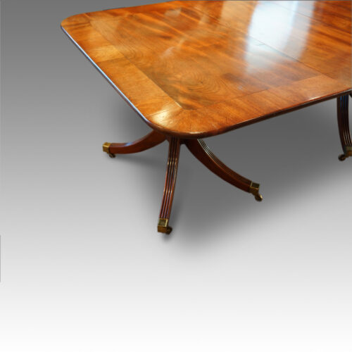 Antique mahogany dining table