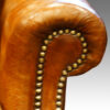 Pair of Edwardian club chairs arm