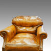 Pair of Edwardian club chairs back