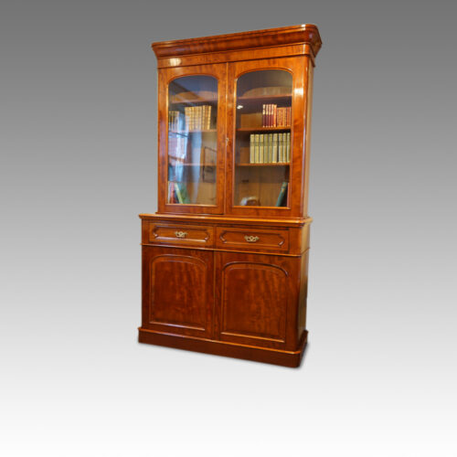 Victorian mahogany chiffonier bookcase