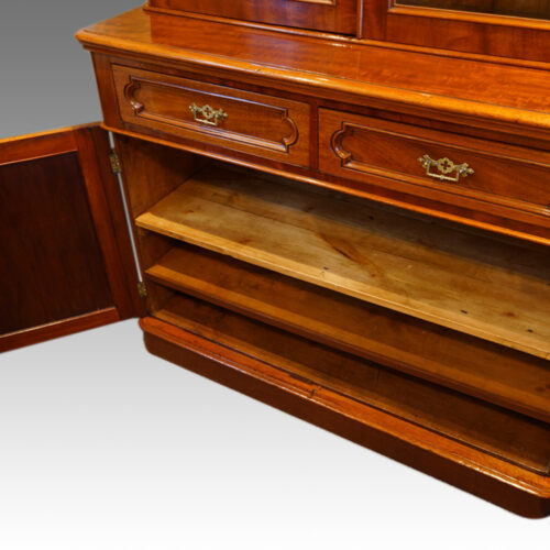 Victorian mahogany chiffonier bookcase