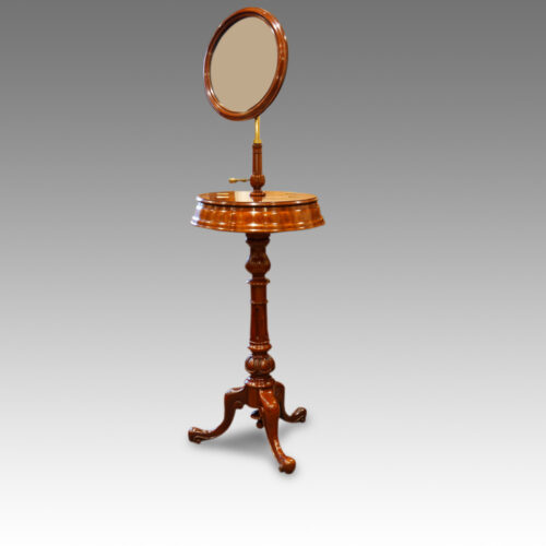 Victorian mahogany shaving stand