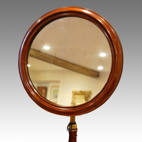 Victorian mahogany shaving stand mirror