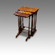 William IV rosewood nest of tables