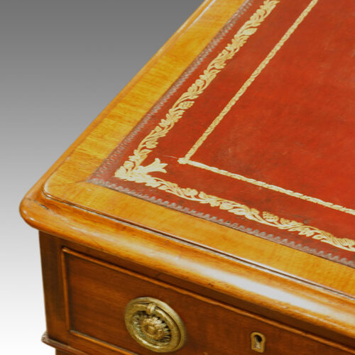 Gilt tooled leather