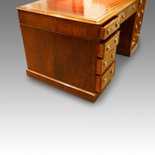 Side view of Victorian desk