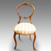 Set of 6 Victorian walnut dining chairs