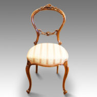 Set of 6 Victorian walnut dining chairs