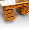Partners desk drawers open