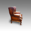 Wing chair side view