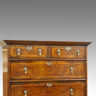 Antique William and Mary style chest on stand