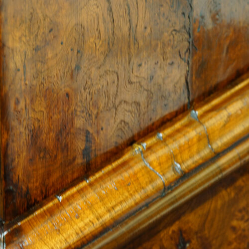 Antique walnut furniture moulding