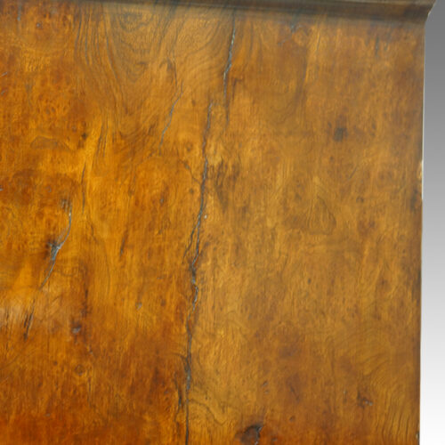 Antique walnut chest side