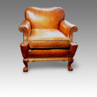 Leather 1920's easy chair
