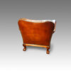 Leather chair rear