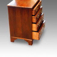 Mahogany bedside chest drawers