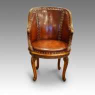 Antique tub desk chair
