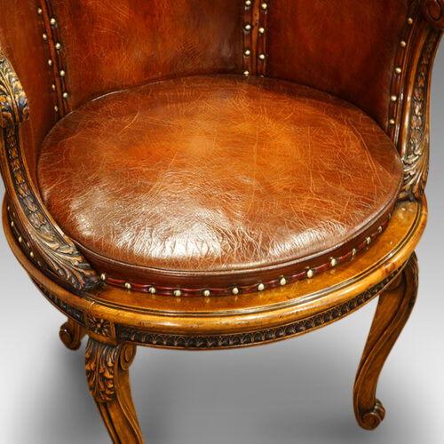 Leather seat