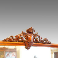 Victorian mahogany carving