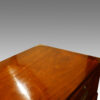 Victorian mahogany campaign chest top