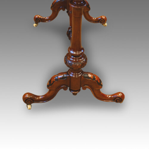 Victorian walnut table base