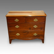 19thc mahogany chest of drawers